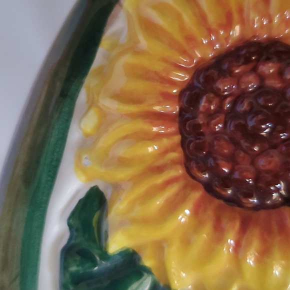KK Merchandise Vintage Ceramic Sunflower Napkin Holder - Picture 8 of 11